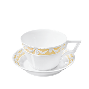 BLANC NOUVEAU office cup and saucer